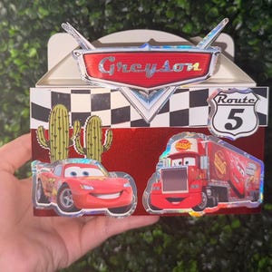 Voitures ; Boîte de réception Lighting McQueen & Mack Gable