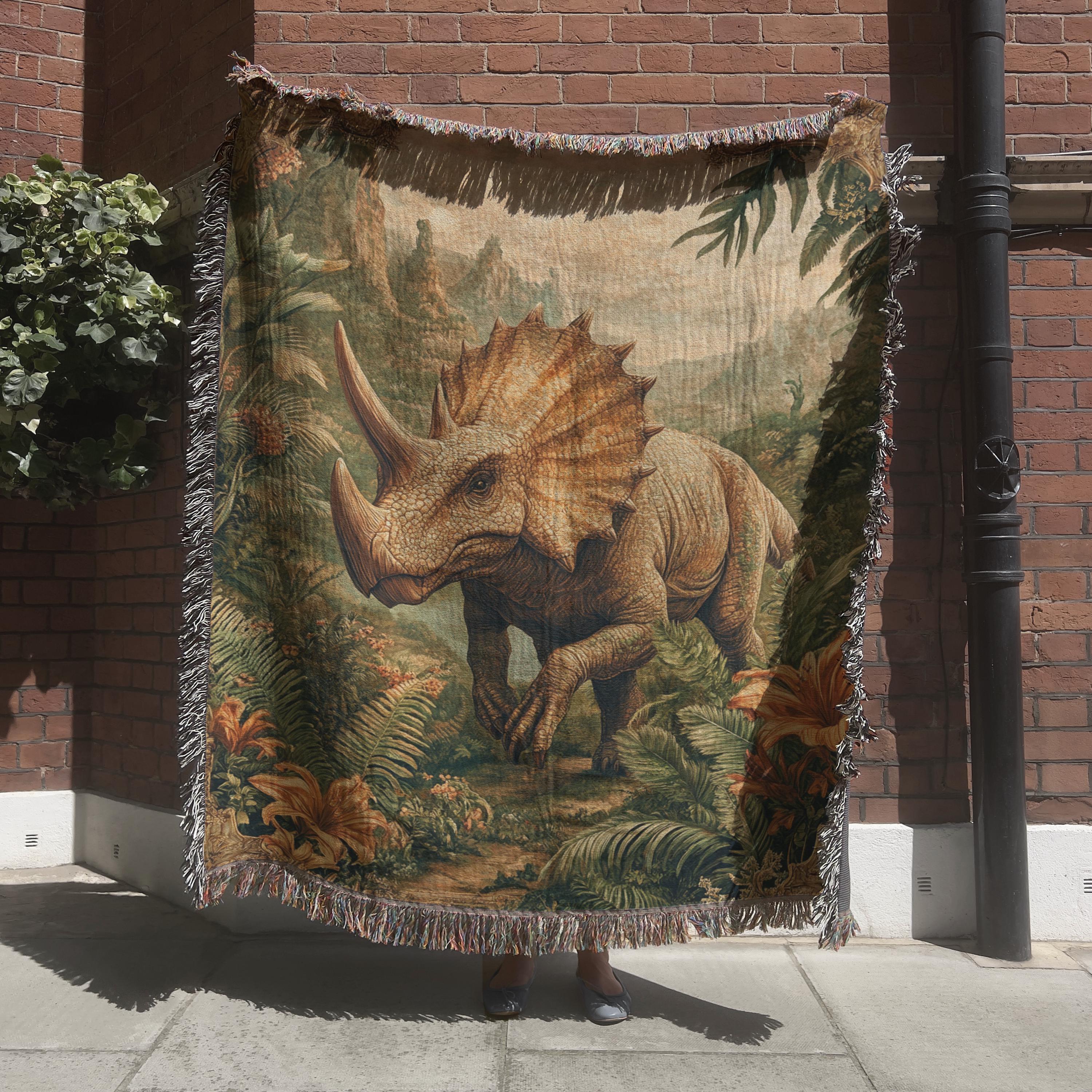 Couette Vintage Jurassic Park Années 90 - Dimensions 54,5x82,5 Cm, T-Rex Et Triceratops