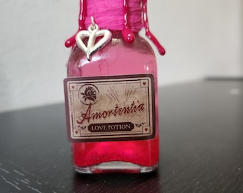 Botella de poción de amortentia
