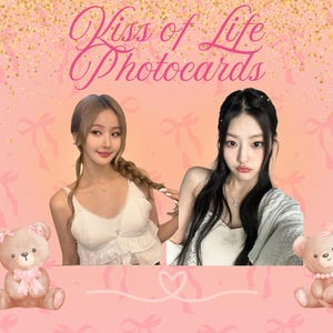 Kiss of Life photocards, premium celebrity prints, unofficial kpop photocards, kissys, kissy merch