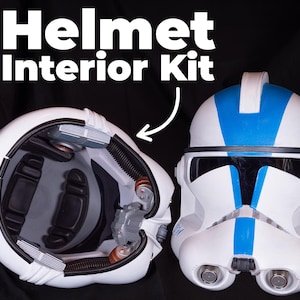 Kit faça você mesmo para o interior do capacete do Clone Trooper - Greeblies da Fase 2 - Acessórios para cosplay de Star Wars