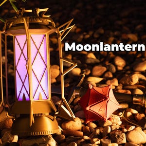 Moonlantern - Cosplay Prop and Decorative Keepsake inspired by the item in Baldur&#39;s Gate 3 - LED Light Source / Lamp Video Game Toy