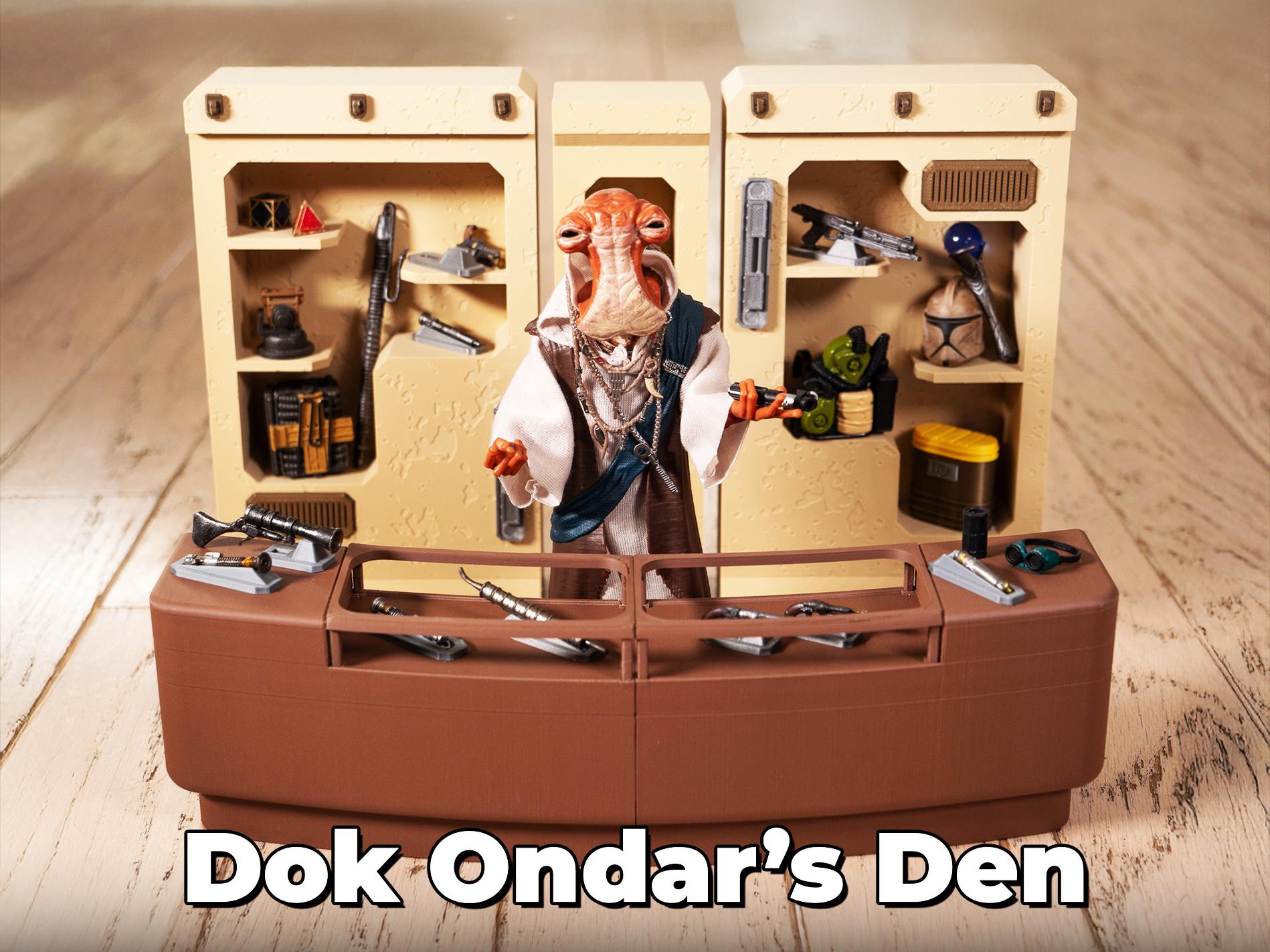 Dok Ondar's Den Diorama: 1/12 & 1/18 Scale - Galaxy's Edge