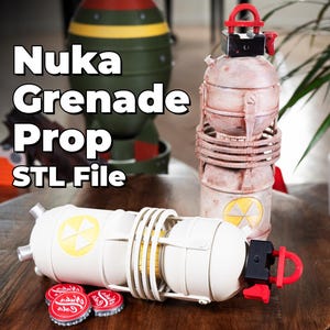 Oggetto di scena per granata Nuka di Fallout 4: file STL per stampa 3D
