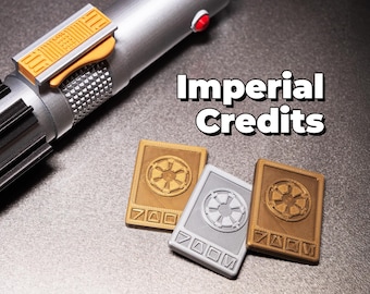 Star Wars Imperial Credit Replica Prop: 3D Printed Toy (and for Black Series!)