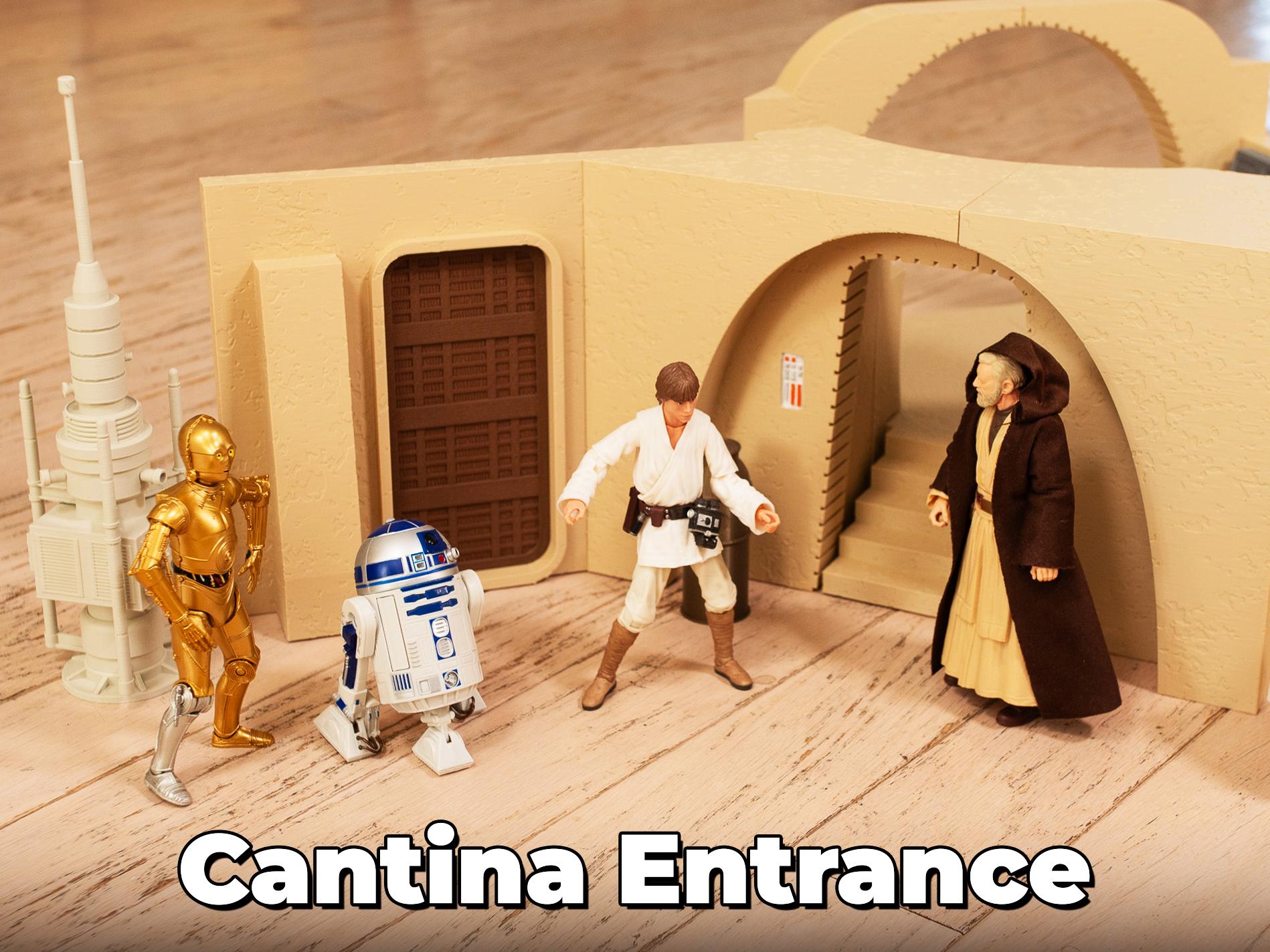 Mos Eisley Cantina Entrance Diorama: Star Wars Action Figure