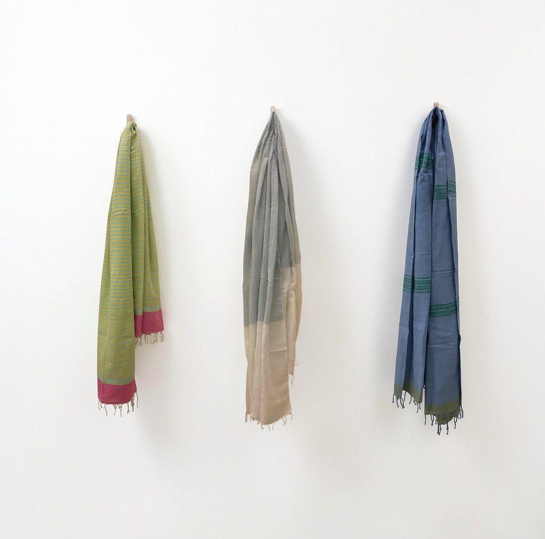 Beza Threads Ethiopian Scarf | Different Color Options | Handmade Cotton Wrap ...