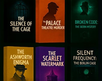 6 Unsolved Cold Case Files, Murder Mystery Game Bundle, Printable Detective Puzzles, Game Night, Instant Download, Holiday & Christmas Party