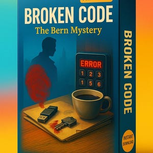 Broken Code: The Bern Mystery – Uncover 7 Suspects - Visual Clues in This Printable Swiss Detective Puzzle Game PDF | Instant Download