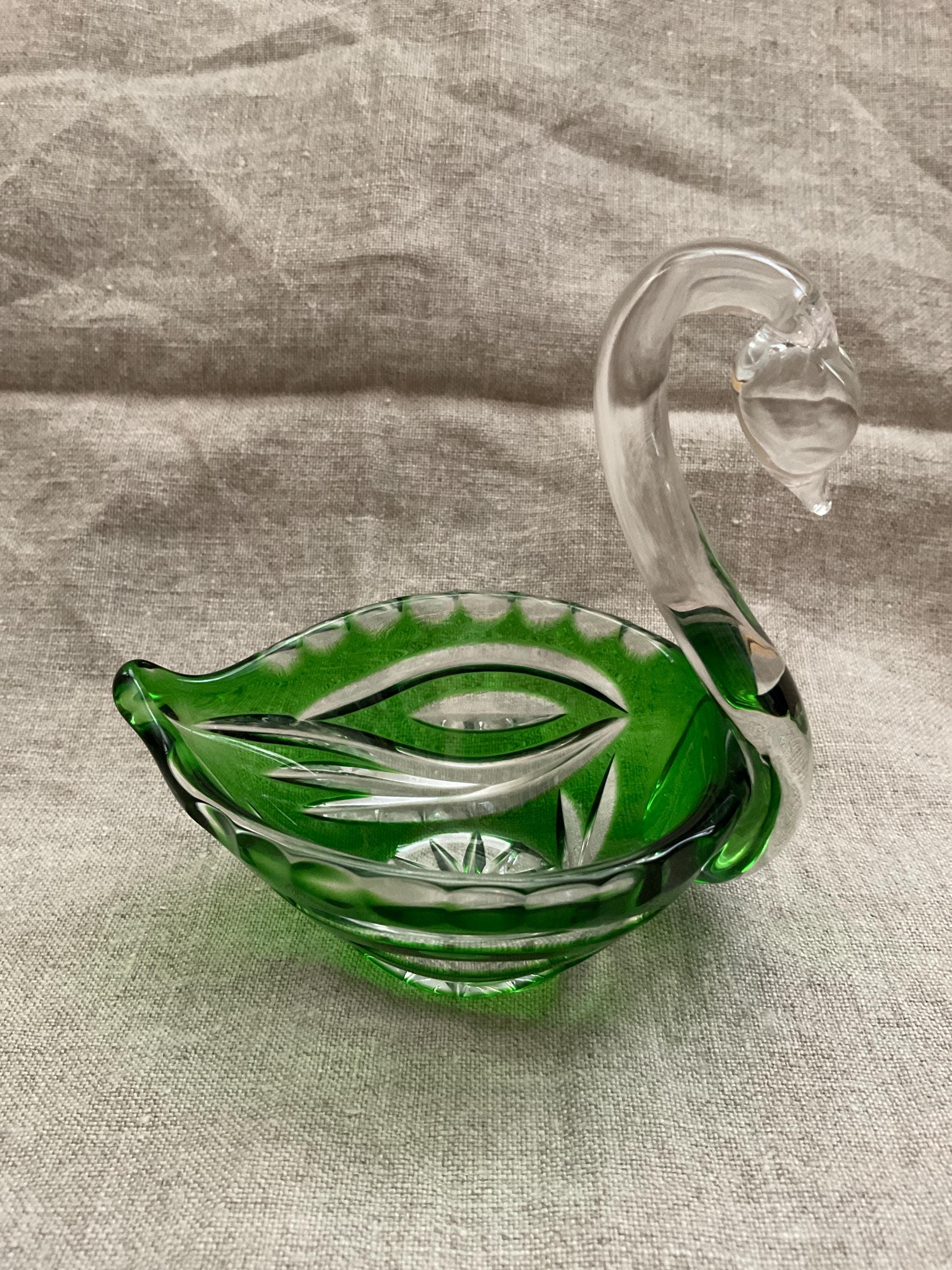 Bohemia Crystal Swan - Etsy