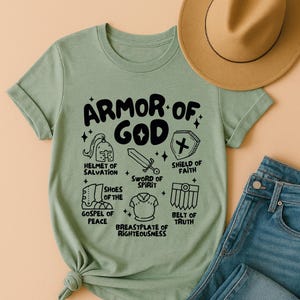Armor Of God Kids Shirt, Christian Toddler Shirt, Kids Christian Shirt, Bible Verse Shirt, Shirt For Kids, Sunday School Shirt,Religious Tee
