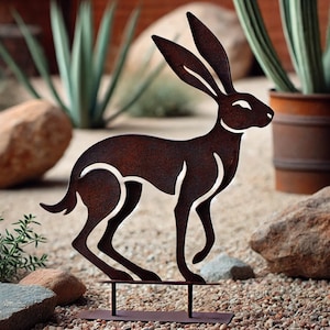 Desert Sprint Jack Rabbit - Garden Stake