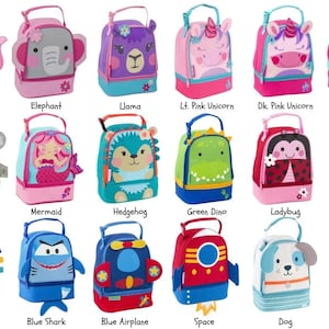 Child&#39;s Character Backpack, Toddler Backpack, Preschool Backpack, Stephen Joseph Sidekick, Lunch Pal Lunch Box, Crossbody Purse