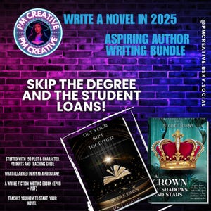Write a Novel in 2025 Aspiring Author Writing Bundle 150 Plot Character Prompts Fiction Writing eBook (EPUB + PDF) How to Write a Book Guide