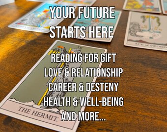 Psychic Tarot Reading: Love, Relationships, Career, Life Goals, Magical Protection. Gift for Woman&Man. Personal guide to the happy future!