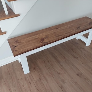 Modern farmhouse bench