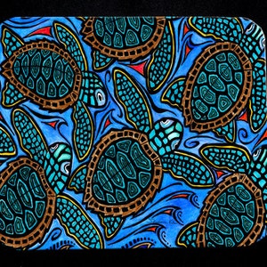 Baby Turtles Sea Turtle Art Mousepad for computers