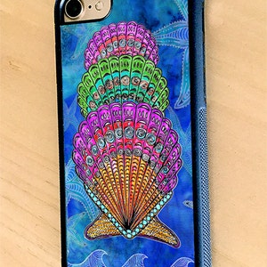 Scallop Shells Rubber iPhone 15, iPhone 12, iPhone 13, iPhone 14 image 1