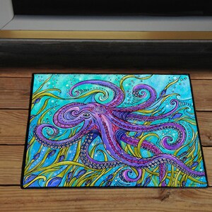 Octopus 18" x 24" Door Mat, Floor Mat, Home Decor