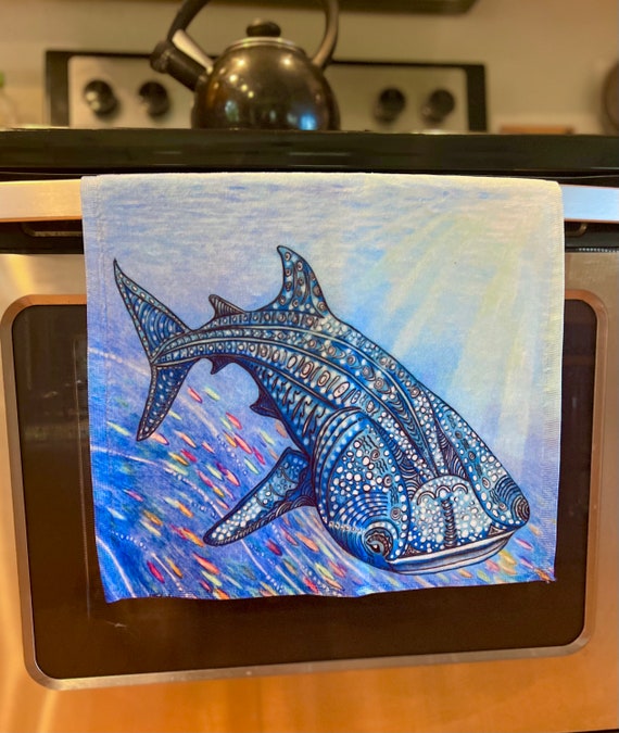 Whale hand towel sale