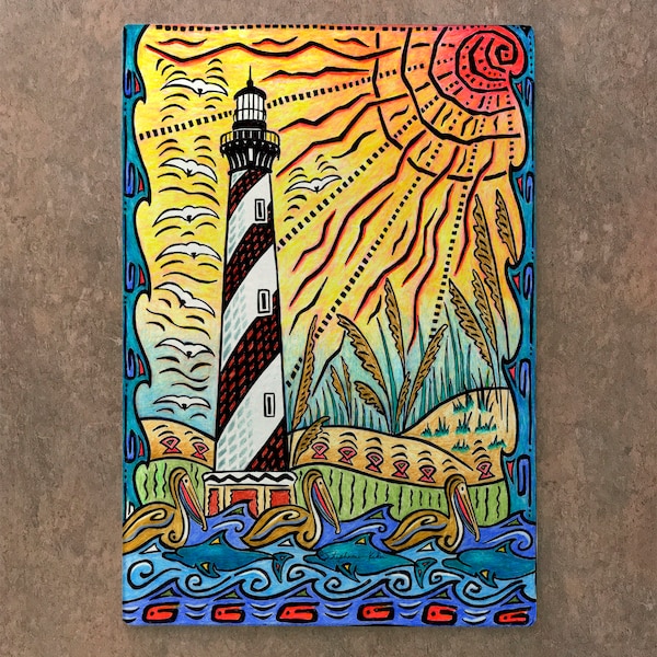 Hatteras Island Cutting Board or Hot Plate