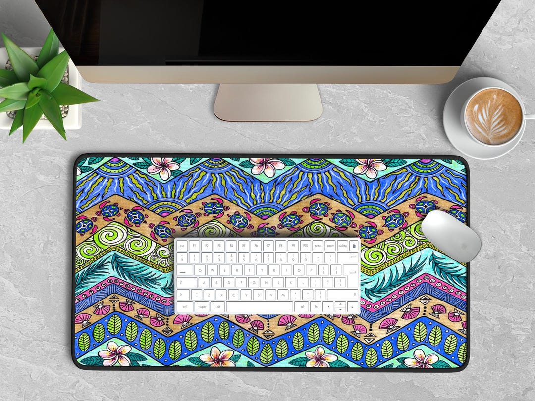 Tropical Patterns, Patterns, Desk Mat, Gaming Mat, Mousepad, Office ...