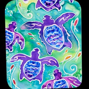 Sea Turtle Swim Sea Turtle Art Mousepad for computers