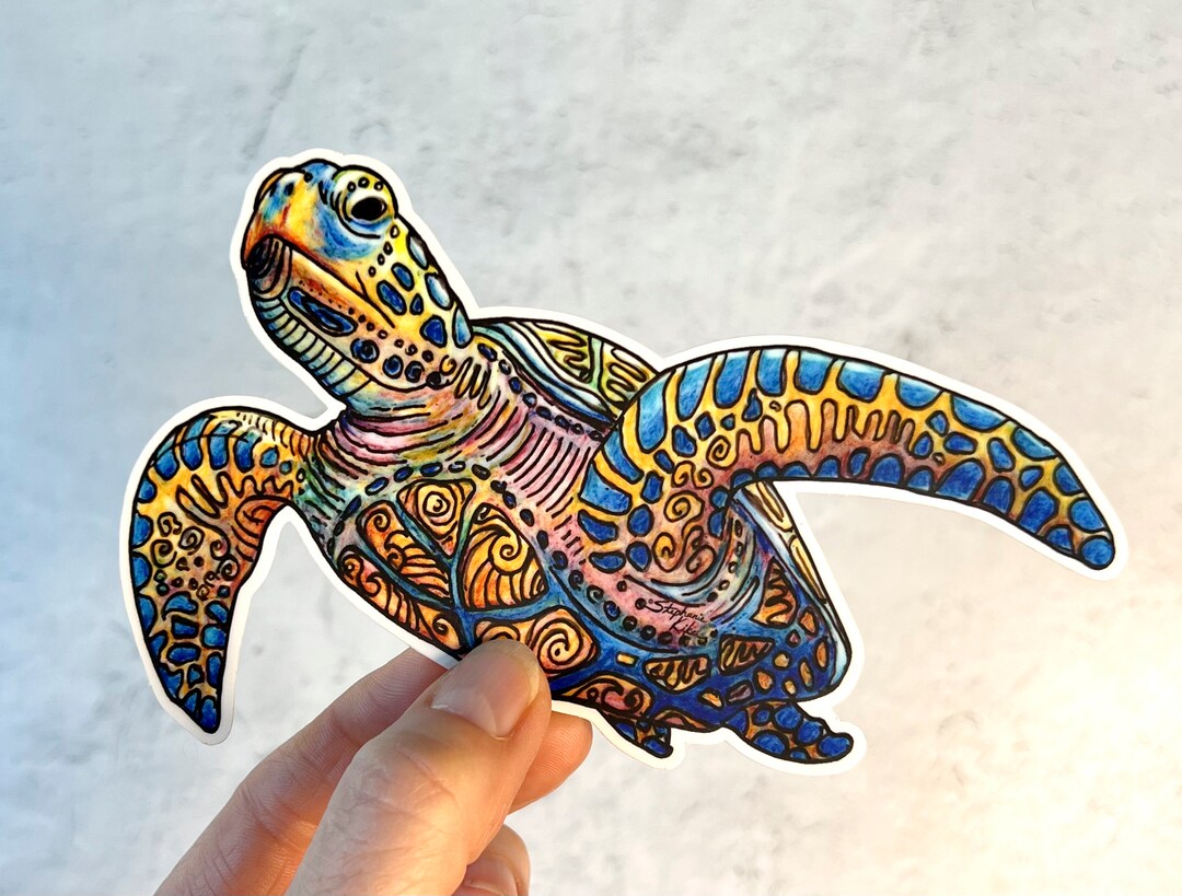 Turtle stickers for cars deals