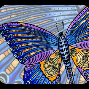 Butterfly Wings Mousepad for computers