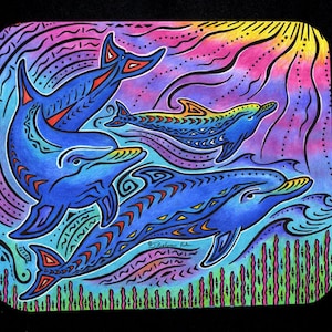 3 Dolphins Mousepad for computers