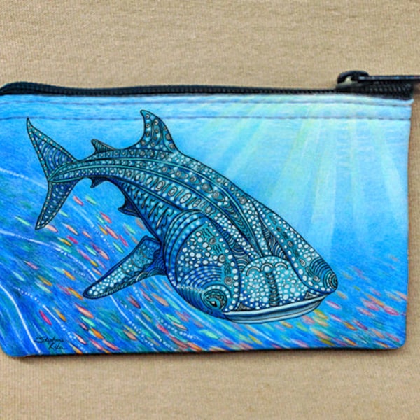 Whale Shark Coin Purse Etsy