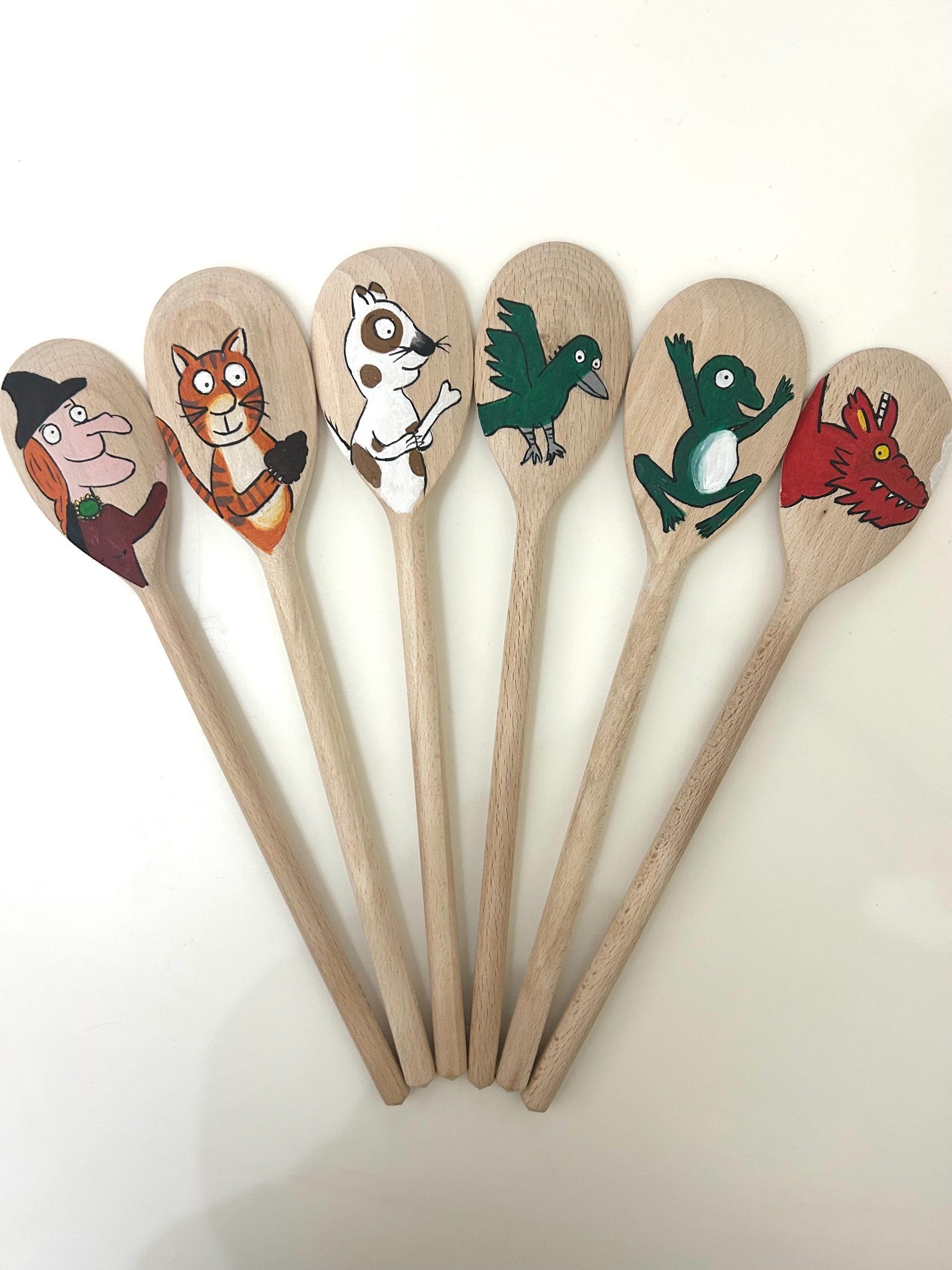 Room on the Broom Inspired Story Spoons - Etsy UK