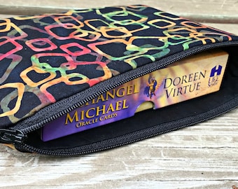 Tarot Card Bag  - Tarot Card Bag With Zipper - Tarot Deck Bag Pouch