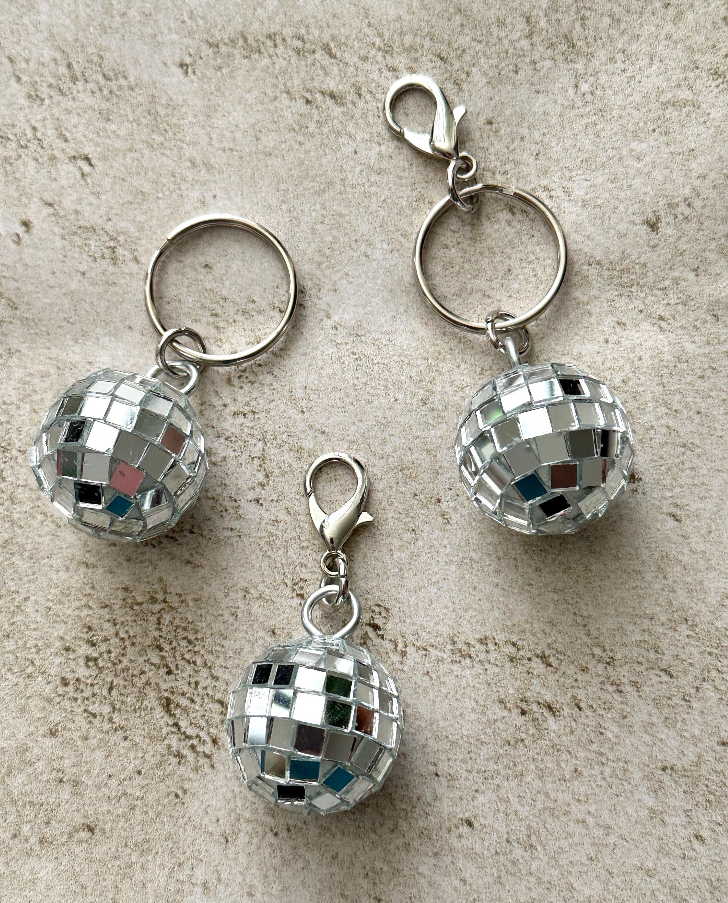 Silver Ball Keychain - Etsy
