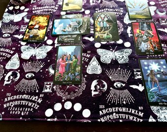 Tarot Spread Cloth - Tarot Reading Cloth - Altar Cloth