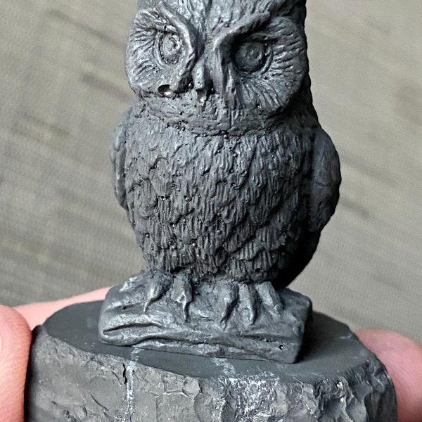 Shungite Owl Statue - Small