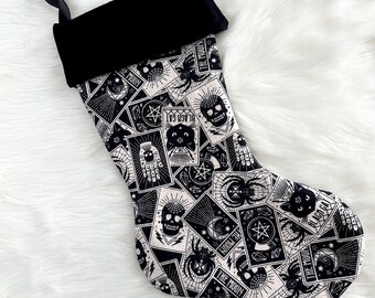 Goth Witchy Creepmas Christmas Stocking - Large