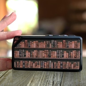 Vintage Library Jabba Bluetooth Speaker, Wireless Sound System, Book Lover Decor Gift