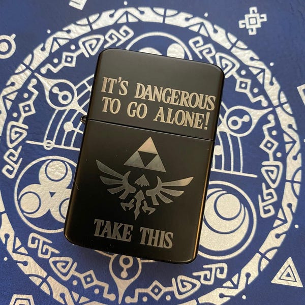 It's Dangerous To Go Alone lighter