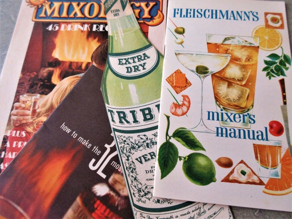 Vintage Drink Recipes Cocktail Booklets Cocktail Recipes Etsy