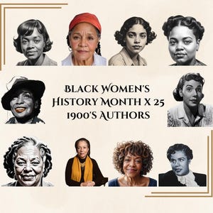 Women&#39;s History Month Posters | Celebrating Black Women | Bulletin Board Display | Printable Banner | Feminist Wall Art | Female Authors