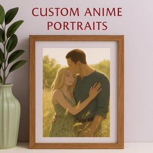 Custom Anime Portrait from Photo | Personalized Anime Gift for Birthday, Anniversary, Graduation, or Just Because | Unique Anime Style