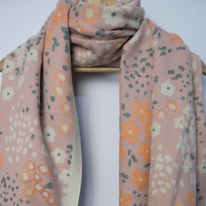 Cashmere Winter Floral Shawls, Soft and Warm Scarf, Stole, Winter Wrap, Christmas Gift, Birthday Gifts Gift For Her, Women's Gift 200X70 CM