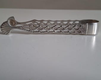 シルバーシュガートング、長さ3 5/8インチ、スターリングシルバー製