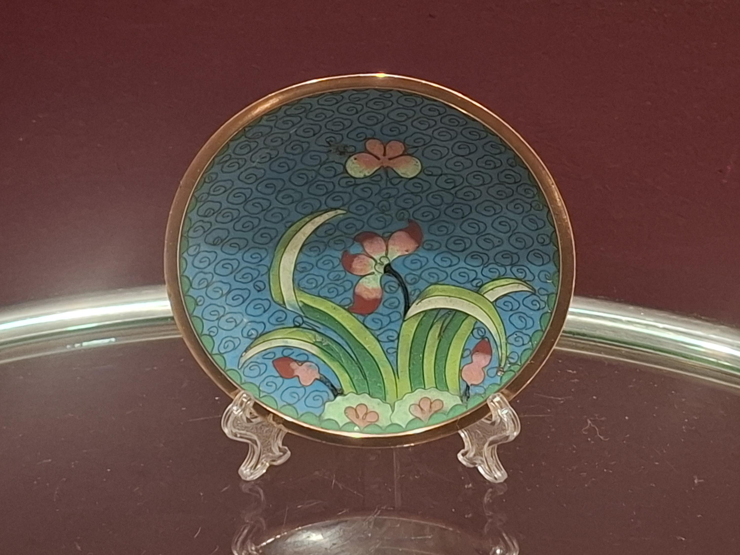 新品未使用　安藤七宝店【七宝焼】タマネギモチーフ 陶器絵画 新品未使用安藤七宝店【七宝焼】タマネギモチーフ 陶器絵画