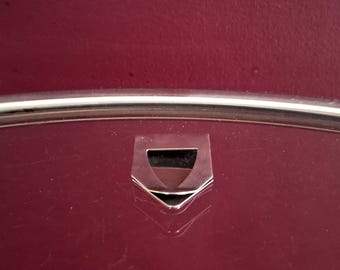 Elizabeth II STERLING SILVER Hallmarked Money Clip by Ari D Norman, Birmingham Assay , c1983