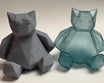 Low Poly Snorlax Model