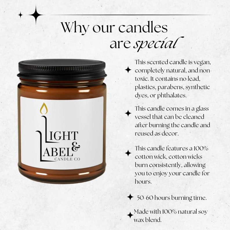 Warm Gingerbread Christmas Candle Holiday Candle Non Toxic Soy Wax