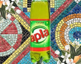 Pop Art Posters Tribute to Tunisia - Set of 3 posters - "drinks from the bled", mosaic and orange blossom