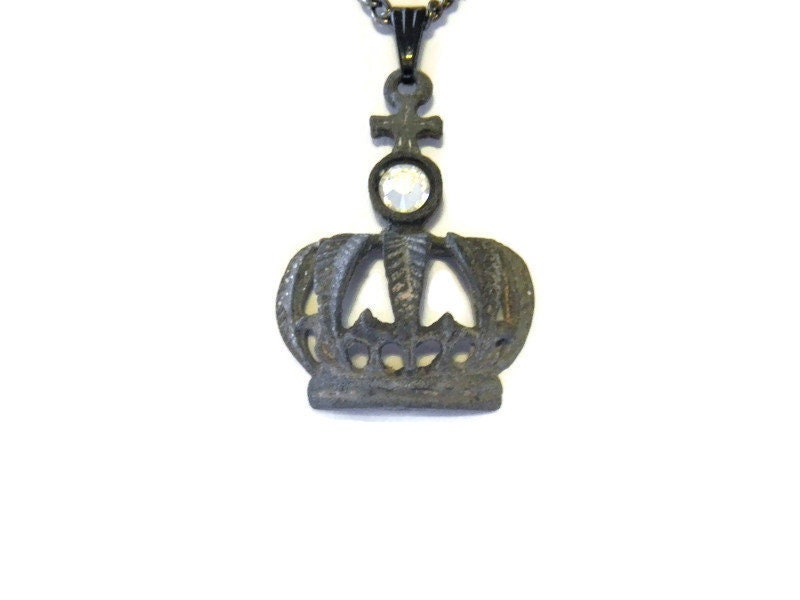 Vintage Crown Necklace With Set 